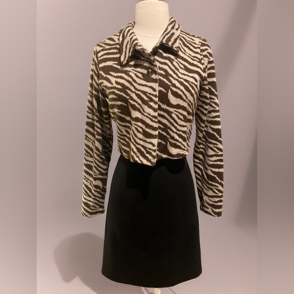 QUIN Zebra Print Women's Jacket - Picture 4 of 5